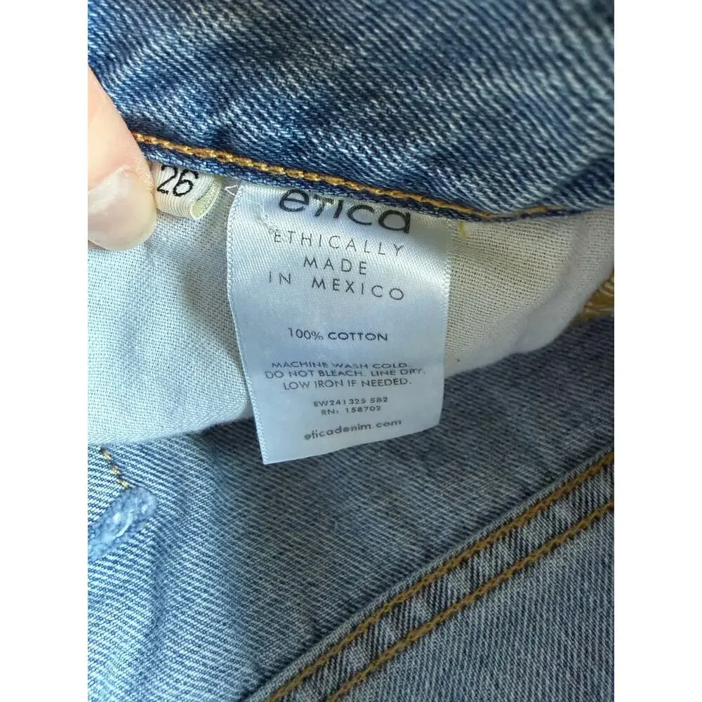 $268 Etica Altin Loose Crop Jean - 26